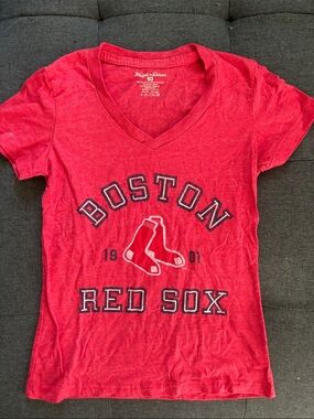 Wright & Ditson V-neck Tee - Boston Red Sox